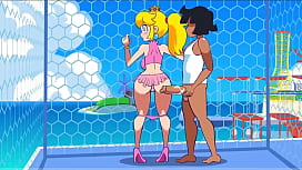 Hentai princess peach  Sexo com uma morena safada