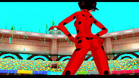 Porno ladybug anal com branquinha